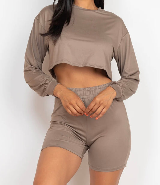 COZY TOP & SHORTS SET